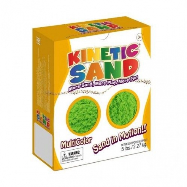Кинетический песок WABA FUN Kinetic Sand зеленый (2,27 кг) 150-703
